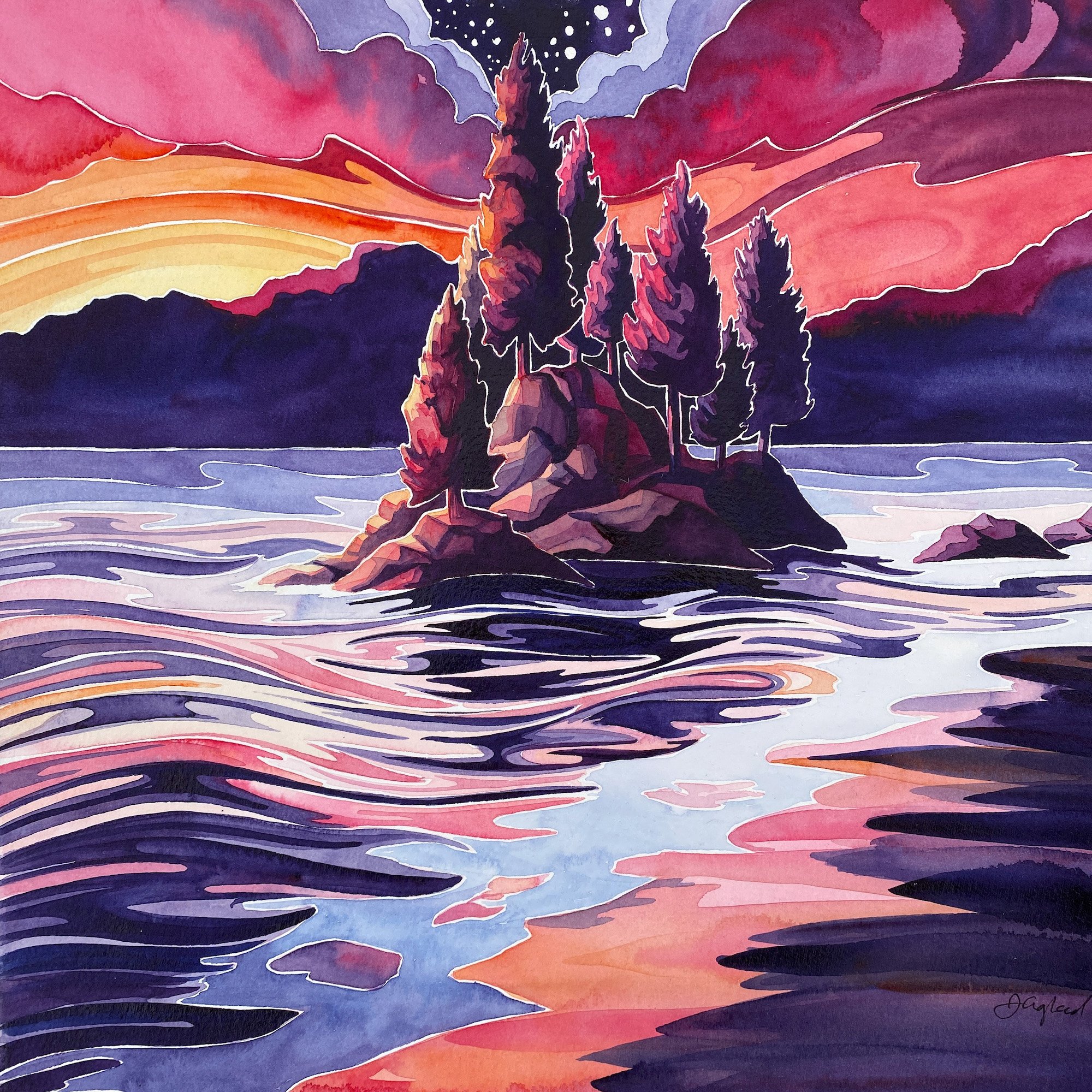 Illuminated 12" x 12"